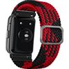 ToVioc Cinturino Compatibile con Huawei Watch Fit 2, Huawei Watch Fit 1(New/Elegant/SE), Intrecciato Regolabile Sportiva Elastica Nylon Cinturino