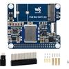 Waveshare PCIe a M.2 con alimentatore Ethernet PoE HAT per Raspberry Pi 5, supporto NVMe Protocol M.2 Solid State Drive in 2230/2242, standard di rete IEEE 802.3af/at PoE, uscita di potenza 5V 5A