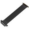 GINTOOYUN Cavo Riser PCI-E X8 3.0, 28,4 cm, PCIE X1, X4, X8, Maschio a 90°, Femmina a 180°, Plug and Play