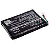 TECHTEK Batteria 1800mAh compatibile con [Garmin] GDL 39, GDL-39, GDL-39D, Nuvi 1490TV, Nuvi 2585TV sostituisce 361-00045-00, 361-00045-20 FBA