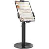 AboveTEK Supporto Antifurto per iPad - Supporto Regolabile in Altezza per Tablet da 7,9 a 11, Girevole a 360° per Kiosk POS