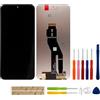 swark Display LCD compatibile con Honor 90 Lite 6.7 (nero senza cornice), display LCD touchscreen di ricambio + strumenti
