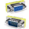 CABLEPELADO Adattatore Seriale RS232 DB9 Maschio a Femmina | Accoppiatore RS-232 - RS-485 - TTL | Adattatore per Cambio Genere | 9 Pin