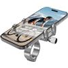 Yeeloca Porta Cellulare Bici in lega di Alluminio, Porta Cellulare Moto Antiurto, Porta Telefono Bici, Porta Telefono Moto Compatibile con iPhone, Motorola, Xiaomi, Samsung, Huawei e altri