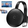 Foreverup Adattatore HDMI Wireless, Dongle HDMI 5G, 4K Full HD Miracast HiFi Dongle, Supporto Video per TV, Android/iOS/Laptop/PC/Monitor/TV Support/DLNA/Airplay