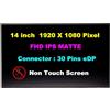 EU-SOURCING Nuovo 14,0 FHD (1920x1080) Sostituzione dello schermo LCD a LED per Dell Latitude 5430 PN 00HXCK LP140WFH (SP) (M2) Latitude 5430 P/N R100T, FXXHW CN-0FXXHW Pannello display opaco per laptop 30 pin