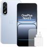 OnePlus Smartphone Nord 5 12 GB RAM 512 GB Storage Display AMOLED 6,83 Pollici 144 Hz, Snapdragon 8s Gen 3, Doppia fotocamera 50 MP, Batteria 5200 mAh, con caricabatterie 80W, Blu