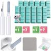 XAVURO Kit di pulizia multifunzione 6 in 1 per Airpods iPhone Tastiera Macchina Fotografica PC, Pulitore Schermo e Auricolare con Penna Spazzola Panno in Microfibra e Pasta Pulitore
