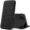 Verco Case per Samsung Galaxy A22 5G Custodia, Cover a Libro Pelle PU per Samsung A22 5G Custodia Premio Booklet Protettiva, Nero