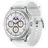 Samsung Orologio intelligente Galaxy Watch8 classico, 46 mm, bianco, Bluetooth (versione CAD e garanzia) - Assistente AI (Gemini), Allenamento del sonno, Monitoraggio fitness