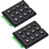 Aihasd 4 * 3 12 Chiavi Tastiera per microcontroller Modulo Tastiera a Matrice Interruttore di Array
