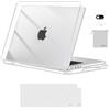 MOSISO Cover Compatibile con MacBook Pro 16 Pollici Custodia 2025 2024 2023 2022 2021 M4 M3 M2 M1 A3403 A3186 A2991 A2780 A2485 Pro Max,Case&Copritastiera&Webcam Cover&Storage Borsa,Cristallino