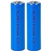 Noutat 3.2V 14500 LiFePO4 1000mAh Batteria AA Batteria Ricaricabile Per Luci Solari (3.2V 1000mAh),2 PZ
