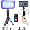 Weeylite RB9 LED Luce Video con batteria integrata,360 ° Pieno di colori,Dimmerabile 2500K-8500K,APP Controllo,Portatile Luce della Fotocamera Pannello per YouTube Vlogging Selfie Conférence