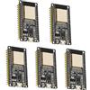 QIQIAZI ESP Scheda di Sviluppo,38PIN ESP-Modulo con Dual Core 2.4 GHz WiFi Bluetooth,con CP-2102 Chip,Compatibile con Arduino(5PCS)
