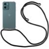 betterfon Custodia compatibile con Motorola Moto G05 / Moto E15 | Collana per smartphone con cinturino | Custodia con cordino da appendere | Nero