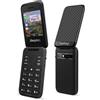 Energizer E282SC - 4G - Cellulare per Anziani - Doppia SIM (Micro SIM) - 1400 mAh batteria - Nero
