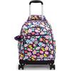 Kipling NEW ZEA Zaino grande con ruote, Fairy Flower (Fiore fatato)
