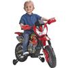 Famosa Feber Moto Cross 400F, moto elettrica, un posto, 6V, con batteria e caricbatteri