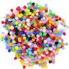 JRSHIRLEYLTD 2100 pezzi mini pompon colorati, pon pon colorati, pom pom rotondi colorati, multicolore, 6 mm, per fai da te, decorazioni, album di ritagli, regali, abbigliamento