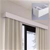 Generic Scatola per Mantovana da Parete con Pannello di Cornice Finestra Extra Lungo da 140 cm (4,6 piedi)