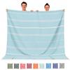 furora HOLIDAY Telo Mare Cotone - Grande 200x200 cm XXL - Ultra Leggero - Asciugatura Rapida | Asciugamano Mare Donna e Uomo: Facile da Pulir - multifunzionale per Spiaggia, Piscina, Viaggio, Outdoor