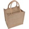 Eleeonora Borse Juta da Rivestire,Borsa di Iuta Riutilizzabile,Borsa della Spesa in Juta,Borsa della Spesa in Iuta,Impermeabile,Portatile,Pieghevole,per Picnic,Viaggi,Spiaggia E Tutti I Giorni