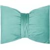 Morbidissimi - Cuscino Arredo Fiocco Danae in Velluto 37x48cm Giada, Cuscino Decorativo Sfoderabile con Cerniera, Design Elegante per Divano Letto Poltrona, Made in Italy AC370