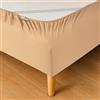 Wrappybag Vestiletto Matrimoniale 160 x 200 con Elastici - Rinnova e Modernizza il Tuo Vecchio Giroletto - Copertura Giroletto Colore Beige - 6 Misure Disponibili