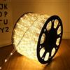 Ansobea Tubo luminoso a LED per esterni, 50 m, 1200 LED, impermeabile, luce bianca calda, con timer e 8 modalità, per esterni, feste, matrimoni, Natale