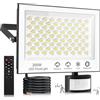 wowspeed Faretto LED da Esterno Con Sensore di Movimento - 200W 20000LM, 6500K Bianca Fredda, IP66 Impermeabile per Giardino e Garage