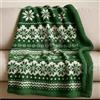 GBiancheria Coperta Plaid Sherpa Double-Face "Lapponia" - Calda e Morbida, Lato Pile 170 g/m² & Sherpa 170 g/m², Certificata OEKO-TEX, Reversibile Verde, 3 Misure (Plaid 127x152cm)