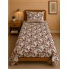 GX GARGIX Completo Letto Singolo 100% Cotone - Set Lenzuola Una Piazza con Sotto, Sopra e Federa - Morbido e Traspirante (GX/ASX-23)