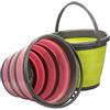 COM-FOUR Secchi pieghevoli 2 x in silicone, 10 litri come pratico secchio pieghevole campeggio, viaggio, ma anche secchio per la pulizia della pesca [il colore varia] (02 pezzi - cubi)