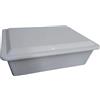 COSE DA CASA Bacinella frigor vaschetta con coperchio LT 10 Bianca 42x32x12 cm certifcata per il contatto conservazione e trasporto alimentare frigo ristoranti mense hotel