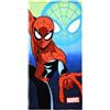 Marvel Telo Mare Spiderman per Bambini, Cotone e Microfibra, 70x140 cm, Rosso e Blu