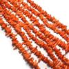 Generic Perline sciolte di Corallo Naturale in Pietra 6x12mm di Forma Irregolare per la creazione di Gioielli Fai da te-arancione-6x12mm