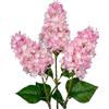 Briful Set di 3 ortensie artificiali, fiori artificiali, come veri fiori primaverili, ortensia, 73 cm, fiori decorativi rosa, rami artificiali per composizione floreale Home Resto primavera