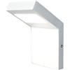 VR VETRINEINRETE Vetrineinrete® Lampione da giardino o applique da parete bianco a led ultra moderno 10 watt IP54 luce naturale 4000k (Applique)