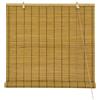 Victoria M. Tenda a Rullo in Bambù per Interni, Protezione Solare e della Privacy per Porte e Finestre, 120 x 130 cm, Colore Marrone