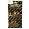 Accossato AGPA46OR-47 Pastiglia Freno per PIAGGIO > 200 CARNABY, 200 (2008), Set di 2