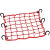 Powertye - 50151 - Rete cargo rossa 38,1 x 38,1 cm, con 6 ganci regolabili e rete stretta da 5,1 x 5,1 cm.