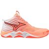 MIZUNO scarpe MIZUNO Wave momentum elite mid corallo/bianco