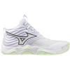 MIZUNO scarpe MIZUNO Wave momentun elite mid w bianco/grigio/lime