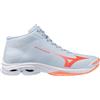 MIZUNO scarpe MIZUNO Wave lightning pro mid w celeste/arancio