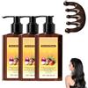 Generico Shampoo Nutriente 3 in 1, Shampoo Al Rosmarino, Idratante E Volumizzante Ripara, Rinforza Le Radici E Dona Lucentezza, Lucentezza Leggera Per Tutti I Tipi Di Capelli (3pcs)