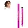 Eazerom Penna per Lentiggini a Doppia Testa,2 in 1 Penna Lentiggini Finte Doppia Punta & Timbro Freckle, Resistente all'Acqua e di Lunga Durata,Pen Freckle Liquida Naturale 02 Mousy Brown