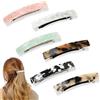 KEYRI 6 Pezzi Fermagli Capelli Fermaglio Capelli Donna Elegante Mollette Capelli Donna Accessori per Capelli Colorato Pinza Capelli Mollettoni Capelli Donna per Ragazze e Donne (Sei Colori, Serie B)