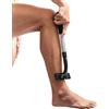 AND HOME Rasoio Corpo Uomo con Manico Estensibile in Alluminio 36-54 cm - Rasoio Corpo e Schiena Maschile, Resistente all'Acqua con Testina Rimovibile e 9 Lame Universali di Ricambio