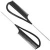 Homoyoyo 2pezzi Pettoine Coda per Acconciature Capelli Pettine per Mèches e Tintura Codini in Acciaio Affilato per Divisione Capelli Pettine per Cotonare Design Dettagliato per Stilista